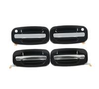 LISROEU Exterior Handle Compatible with Chevrolet for Avalanche for 1500 2500 2002 2003 2004 2005 2006 Exterior Door Handle Front Rear 15745148 15745140