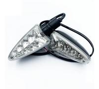 LISROEU M Compatible With Aprilia For RS4 125 2011 2012 2013 2014 For SXV 550 2008 2009 2010 Motorcycle Front Rear Indicators Turn Signal Light Blinker(Clear,36mm)