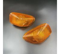 LISROEU M Compatible With For ZZR 400 For ZZR 600 For Ninja For ZX-6 1990 1991 1992 1993 23040 Motorcycle Turn Signal Indicator Lamp Light Housing(Front Amber)