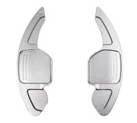 LISROEU Shift Paddles Compatible with A7 A8 2011-2017 for Q7 2011-2015 Aluminum Extension Shift Cover Car Interior Steering Wheel Paddle Shift Extend Extension Shifter