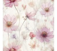 Lissa Flowers Wallpaper Muriva Pink One Size