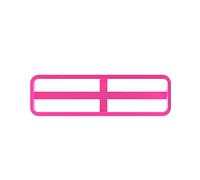 LissieLou Curved Rectangle Shape Icing Fondant Cookie Cutter - 13cm x 3.5cm