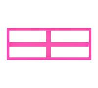 LissieLou Long Rectangle Shape Icing Fondant Cookie Cutter - 13x5cm