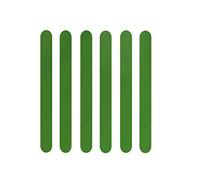 LissieLou Pack of 6 Standard Acrylic Cakesicle Sticks Lollipop Cake Pop Sticks - Mirror Green