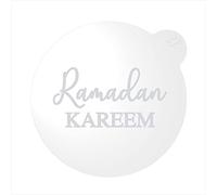 LissieLou Ramadan Kareem Cookie Embosser Eid Ramadan Celebrations Icing Stamp Fondant Embosser - Clear