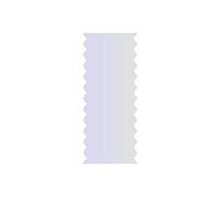 LissieLou Style 13 Double Edged Cake Scraper Acrylic Made in the UK