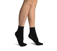 LissKiss Black Silver Lurex Ankle High Socks - Black Ankle High Socks
