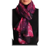 LissKiss Purple Galaxy Unisex Scarf & Beach Sarong - Purple Designer Scarf
