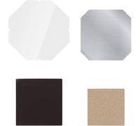 Lissontine 100/500/1000 Set 2 X 2inch /2.5 * 2.5inch Square Fridge Magnet Maker Supplies for Refrigerator Sticker Making Machine Button Press Refill Square Cardboard-2x2in-100set