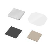 Lissontine 100/500/1000 Set 2 X 2inch /2.5 * 2.5inch Square Fridge Magnet Maker Supplies for Refrigerator Sticker Making Machine Button Press Refill Square Cardboard-2.5x2.5in-1000set