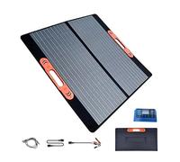 Lissontine 200W Foldable Portable Solar Panel for 1200W 2400W Power Station Solar Generator, IP67 Waterproof, with Adjustable Kickstand for RVs Camping Home and Blackouts 100W