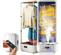 Lissontine 900W Steam Ironing System, Portable Foldable Dryer, Remote Control, Hanging Garment Steamer, Quick-Dry for All Fabrics
