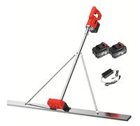 Lissontine Concrete Vibrating Tool, Power Screed Concrete Finishing Vibra Tool, Electric Cordless Concrete Screed Vibratory Kit, Includes 2 Batteries, High-Performance Motor OneMotor1.5M