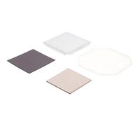 Lissontine Craft Your Own Photo Magnets with DIY Magnet Kit, Badge Button Refills and Square Magnetic Supplies - Great for Teachers and Gift Makers Cardboard/2x2in-500set