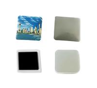 Lissontine DIY Button Press, Fridge Magnet Maker, Cardboard & Acrylic Compatible, With Paper Cutter+100PCS Materials, Ideal for Custom Party Favors 1000pcsAcrylicMaterials