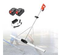 Lissontine Power Concrete Screed Vibratory Kit, Cordless Electric Screed Cement Finishing Vibrating Machine, Concrete Surfaces Leveling Tamper Ruler, High-Performance Motor OneMotor1.5M