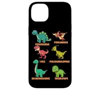 List Of Dinosaurs T Rex Stegosaurus Pteranodos Case for iPhone 14 Plus