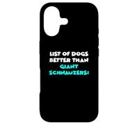 List Of Dogs Better Than Giant Schnauzers Giant Schnauzer Case for iPhone 17