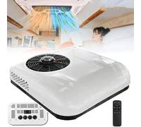 LISTaRSw 12v/24v Rv Roof Air Conditioner(430m³/H Air Volume), 850w Rv air Conditioner, 2200w Cooling Capacity, For Trucks, Rvs, Boats, Cars, Campers 24V-White