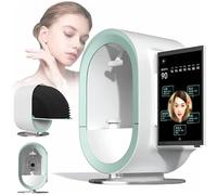 LISTaRSw 13.3inch Intelligent Portable Facial Skin Analyzer, 3D Facial Analysis Instrument W/ 12spectral Imaging, Professional Device Skin Analyzer, For Salon Green