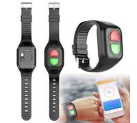 LISTaRSw Elderly Alarm Smart Watch, Elderly Fall Detection Watch, Sos Emergency Button/Talk 4g /Gps Tracker/Real Time App/Waterproof, For Home Elderly Seniors