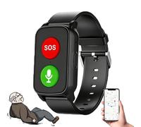 LISTaRSw Elderly Sos Fall Watch A-Red