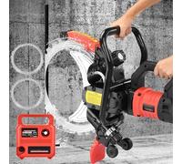 LISTaRSw Electric Concrete Saw with 1/2 Saw Blades, Professional Ring Concrete Saw, Electric Wall Slotting Machine, 9500w Brushless,For Stone, Rebar, Cement With2sawblades