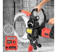LISTaRSw Electric Concrete Saw with 1/2 Saw Blades, Professional Ring Concrete Saw, Electric Wall Slotting Machine, 9500w Brushless,For Stone, Rebar, Cement With1sawblade