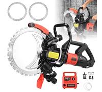 LISTaRSw Electric Concrete Saw with Water Pump, Concrete Cutter Saw, 9500w Toroidal Motor, Max Cutting Depth 300mm, For Brick, Granite Cutting, Granite With2sawblades