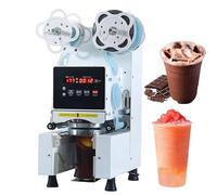 LISTaRSw Pearl Milk Tea Sealing Machine, Electric Cup Sealing Machine, Fully Automatic Cup Sealer Machine - 400-600 Cups/H, For 90/95mm Pp and Paper Cups