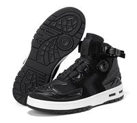 LISTaRSw Waterproof Motorbike Boots - Anti Slip Sole/Anti Collision, Off Road Motorcycles Boots - Ankle Support, Comfortable Breathable Sneakers, Racing Boots, For Cycling, Off Road Black-41