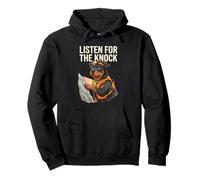 Listen For The Knock Disaster Relief T Search And Rescue Dog Pullover Hoodie