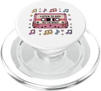 Listen To God Not The World Christian God Jesus Bible Faith PopSockets PopGrip for MagSafe
