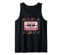 Listen To God Not The World Christian God Jesus Bible Faith Tank Top