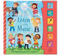 Listen To The Music Sound Book - 6 Musical Buttons To Press And Play (Sound Books)