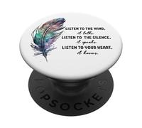 Listen to the Wind It Talks Listen to the Silence it Speaks PopSockets Adhesive PopGrip