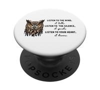 Listen to the Wind It Talks Listen to the Silence it Speaks PopSockets Adhesive PopGrip
