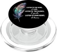Listen to the Wind It Talks Listen to the Silence it Speaks PopSockets PopGrip for MagSafe
