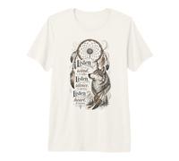 Listen to the Wind It Talks Listen to the Silence it Speaks Premium T-Shirt