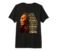 Listen to the Wind it Talks Listen to the Silence it Speaks Premium T-Shirt