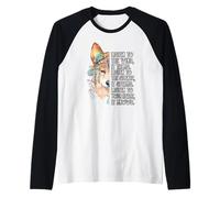 Listen to the Wind It Talks Listen to the Silence it Speaks Raglan Baseball Tee