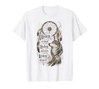 Listen to the Wind It Talks Listen to the Silence it Speaks Value Graphic T-Shirt