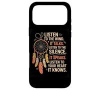 Listen To The Wind Silence Heart Positive Natural Wisdom Case for iPhone 17 Pro Max