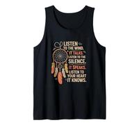 Listen to The Wind Silence Heart Positive Natural Wisdom Tank Top
