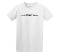 Listen to Townes Van Zandt T-Shirt White XL