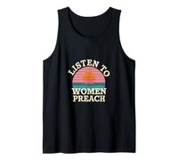 Listen To Women Preach Inspirational Expression --- Tank Top