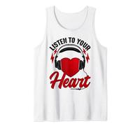 Listen To Your Heart Song Shirt Roxette With Heart Tank Top