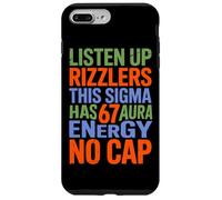 Listen Up Rizzlers This Sigma Has 67 Aura Energy No Cap Case for iPhone 7 Plus/8 Plus