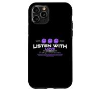 Listen With Love - Urban Typography Streetwear Case for iPhone 11 Pro