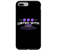 Listen With Love - Urban Typography Streetwear Case for iPhone 7 Plus/8 Plus